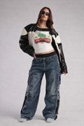 Super Casual Loose Cargo Jogger Denim